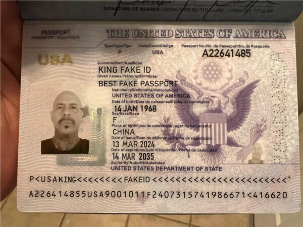 Buy New US FAKE PASSPORT